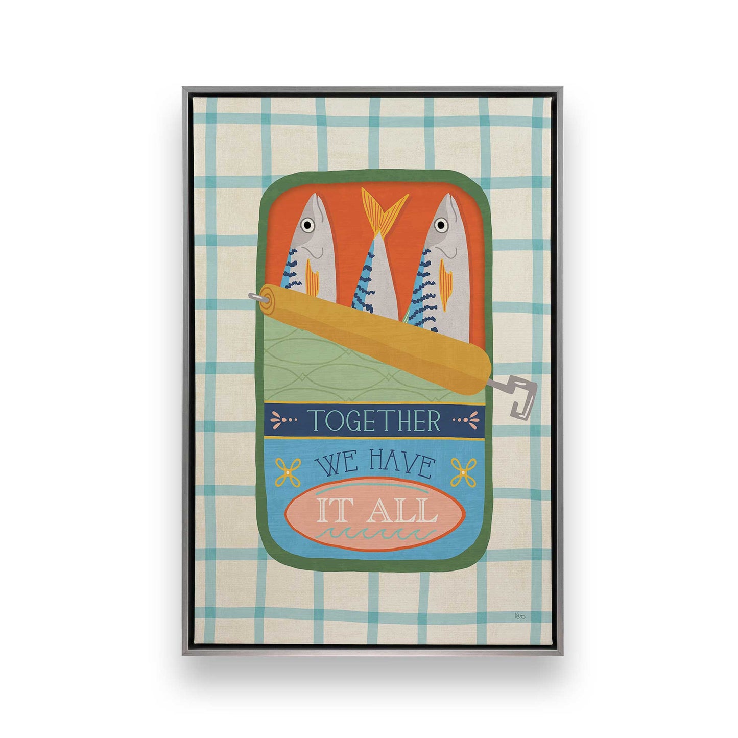 [Color:Polished Chrome], Picture of art in a Polished Chrome frame