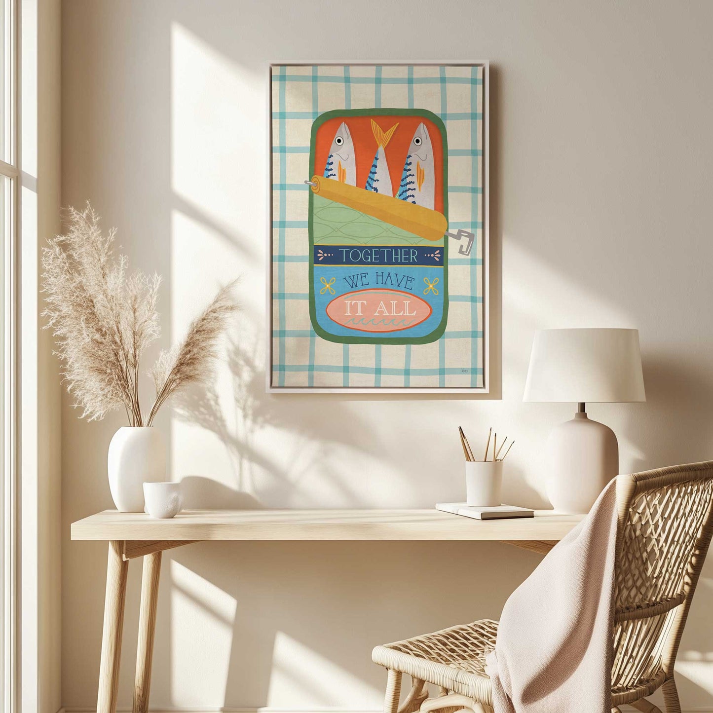Picture of art in a room