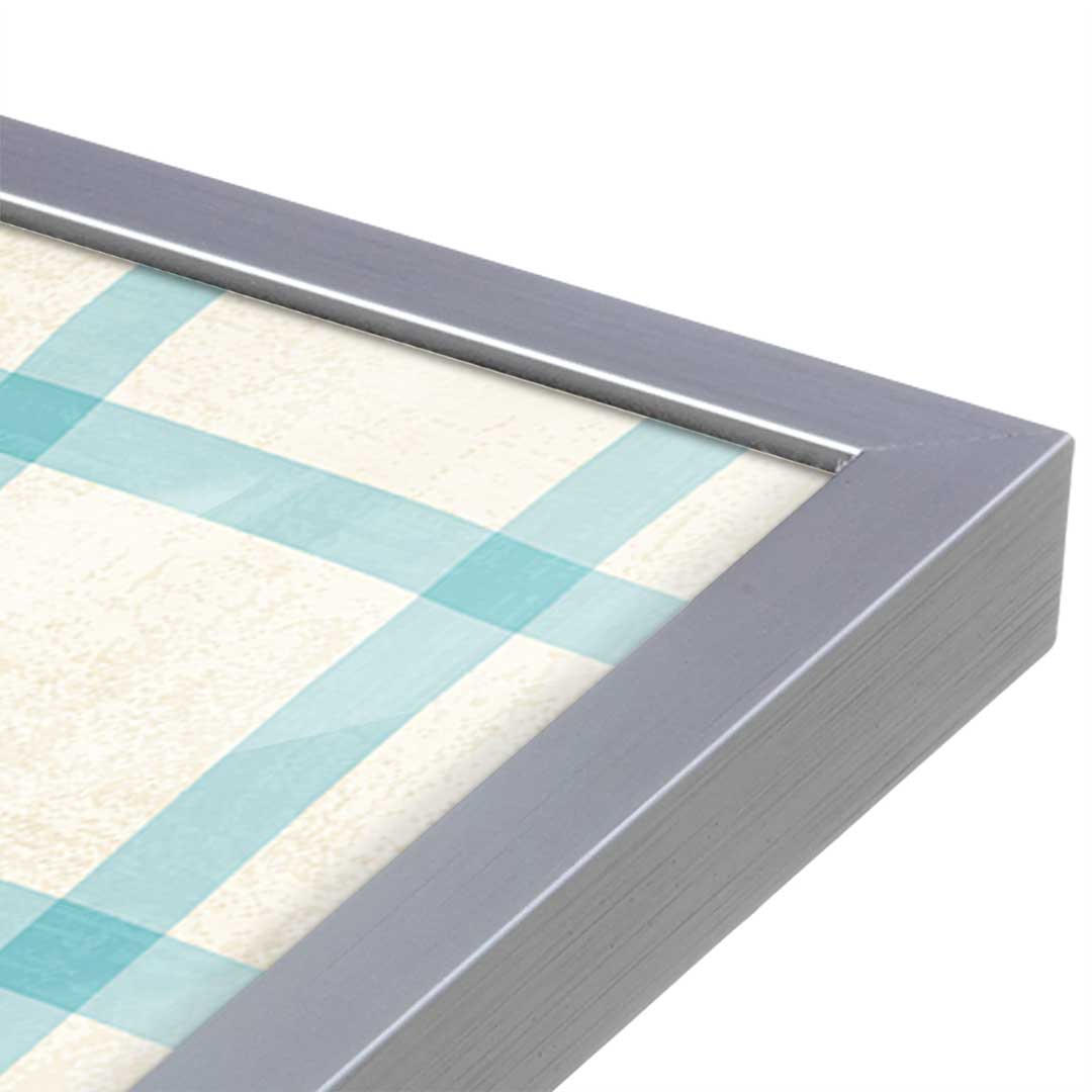 [Color:Polished Chrome], Picture of art in a Polished Chrome frame at an angle