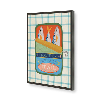 [Color:Satin Black], Picture of art in a Satin Black frame of the corner