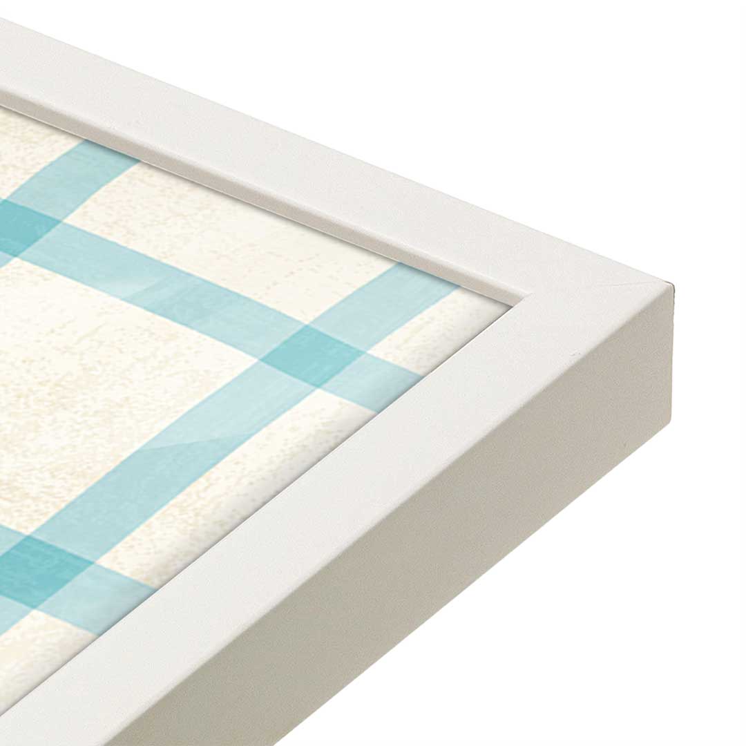 [Color:Opaque White], Picture of art in a Opaque White frame at an angle