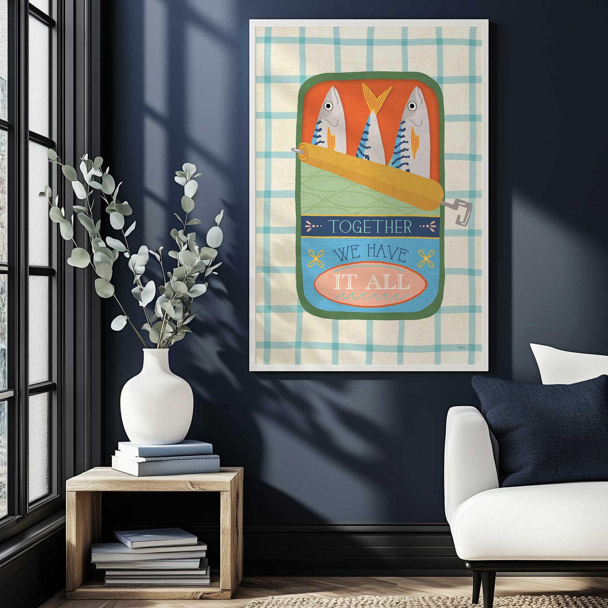 [SPECIAL],[LIFESTYLE], Picture of art hanging in a room