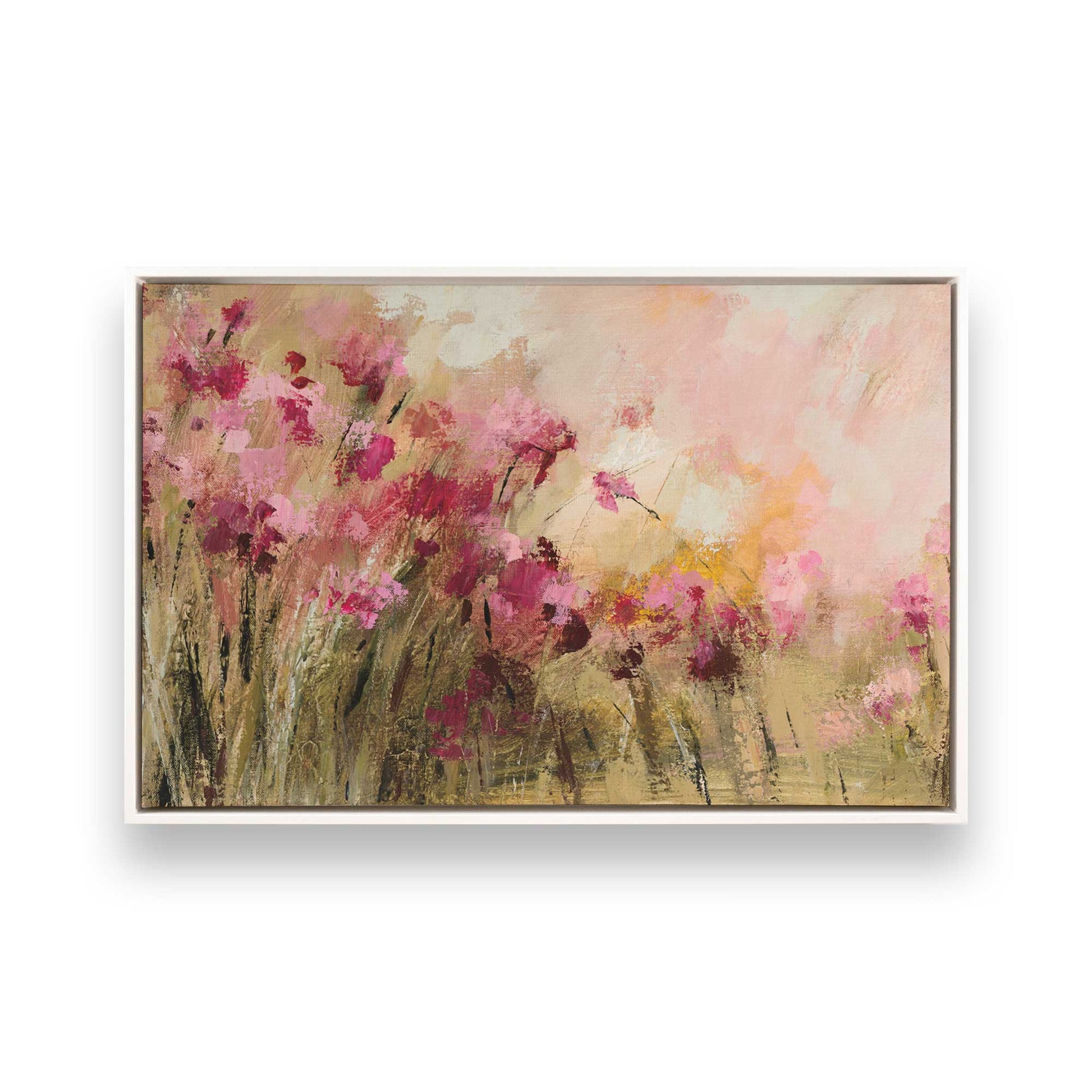 [Color:Opaque White], Picture of art in a White frame