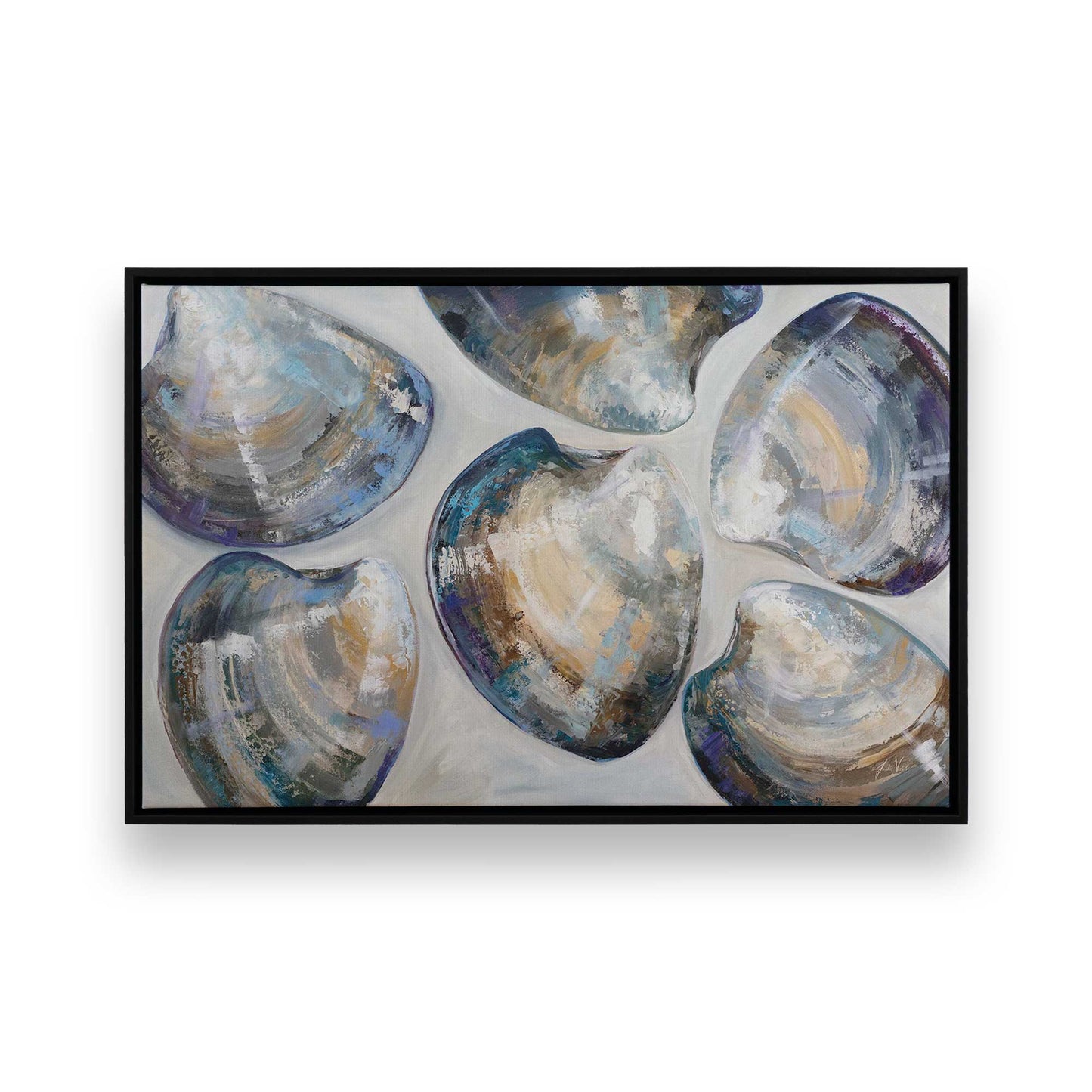 [Color:Satin Black], Picture of art in a Satin Black frame