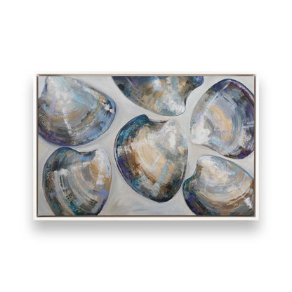 [Color:Opaque White], Picture of art in a White frame
