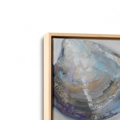 [Color:American Maple], Picture of art in a American Maple frame at an angle