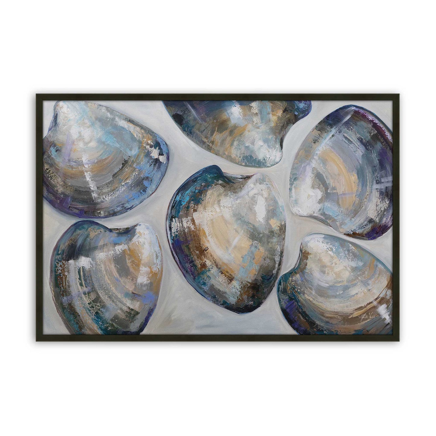 [Color:Satin Black], Picture of art in a Satin Black frame