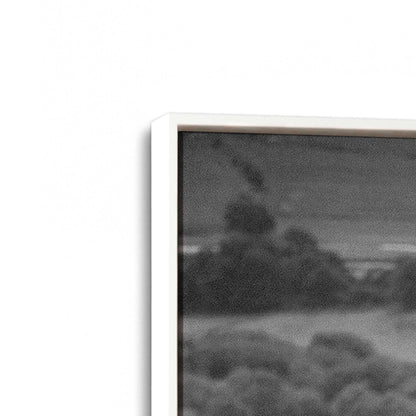 [Color:Opaque White], Picture of art in a White frame at an angle