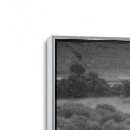 [Color:Polished Chrome], Picture of art in a Polished Chrome frame at an angle