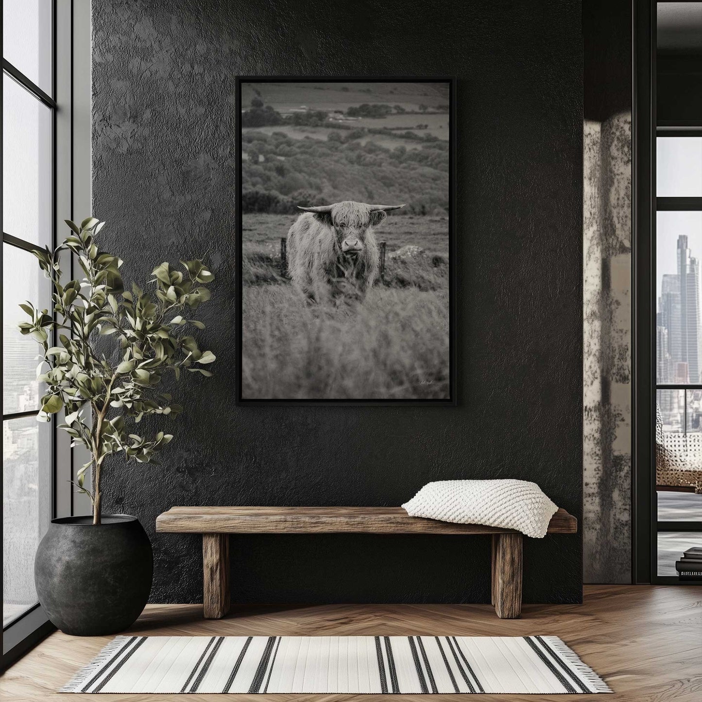 Picture of art in a room