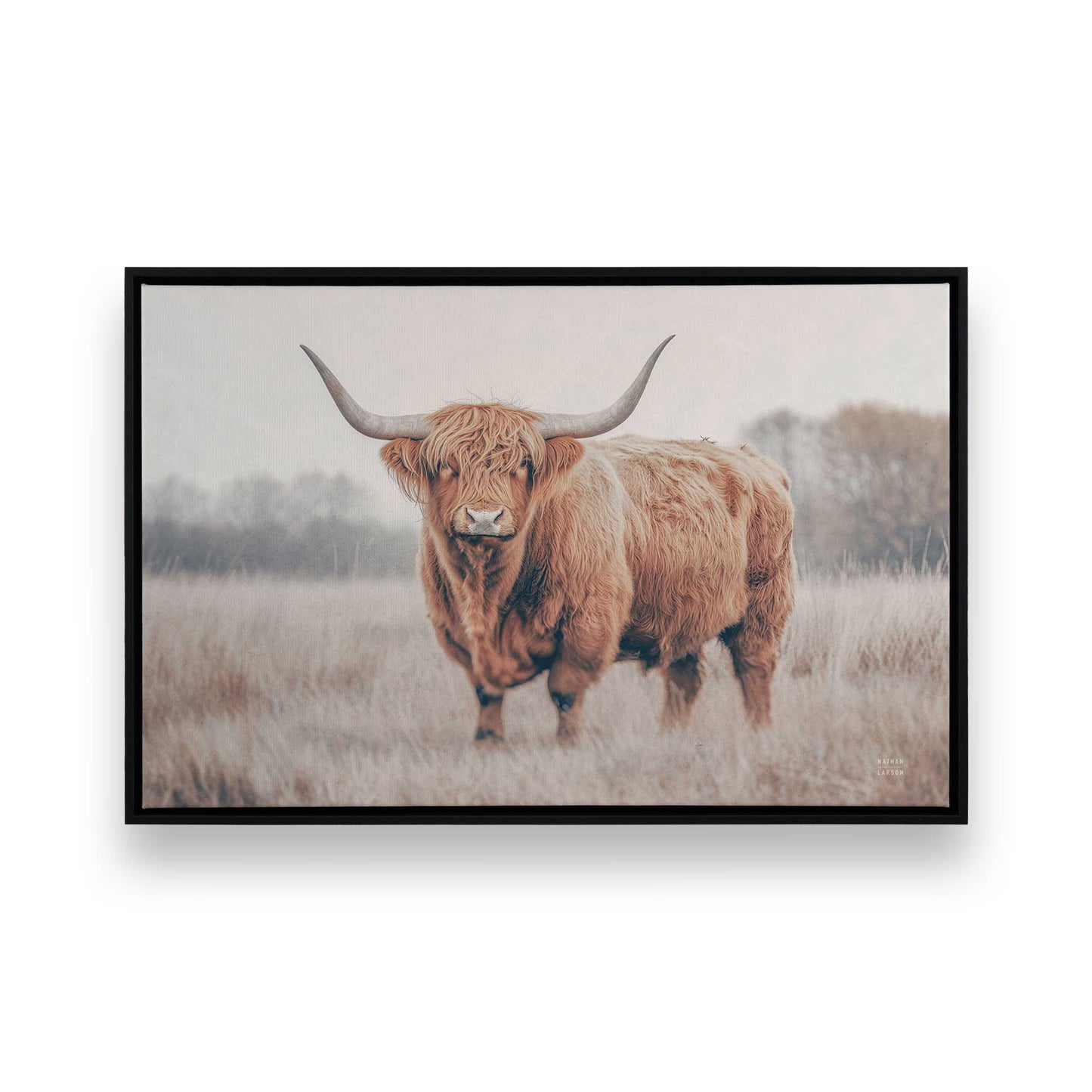 [Color:Satin Black], Picture of art in a Satin Black frame