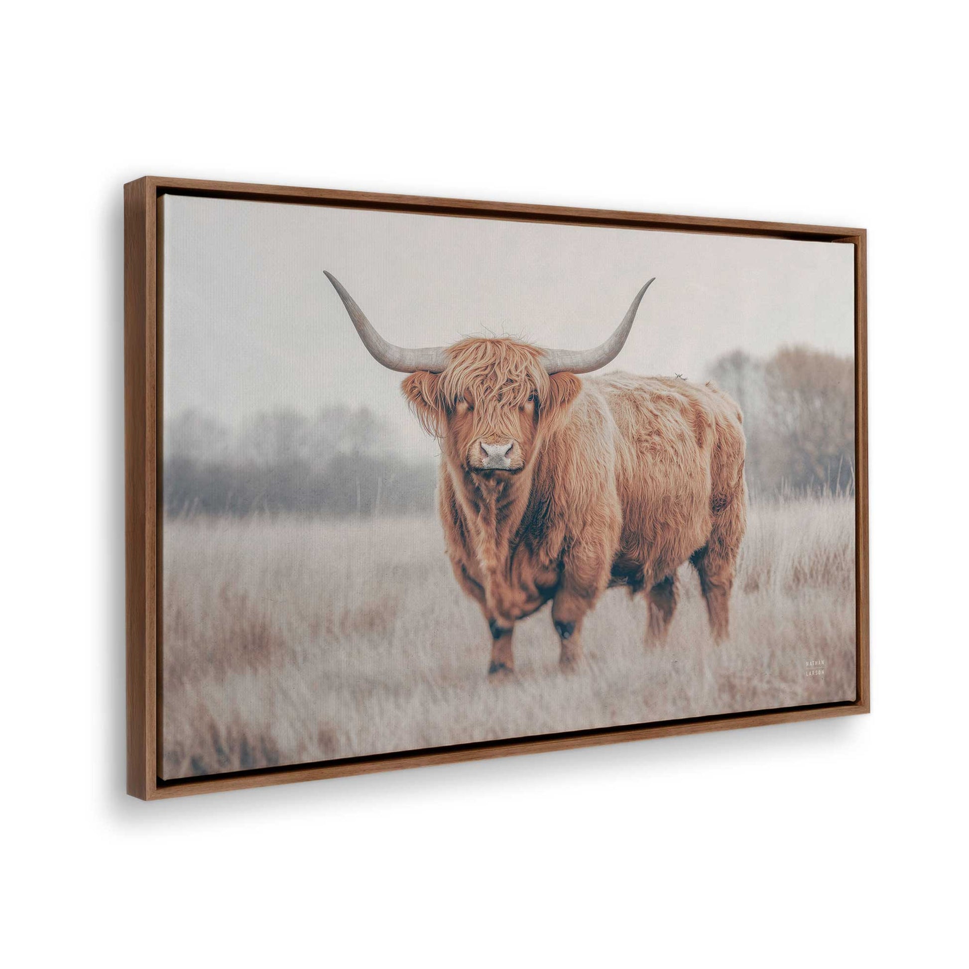 [Color:Walnut], Picture of the corner of the art