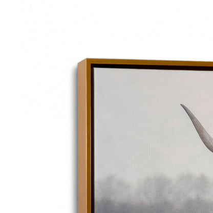 [Color:Polished Gold], Picture of art in a Polished Gold frame at an angle