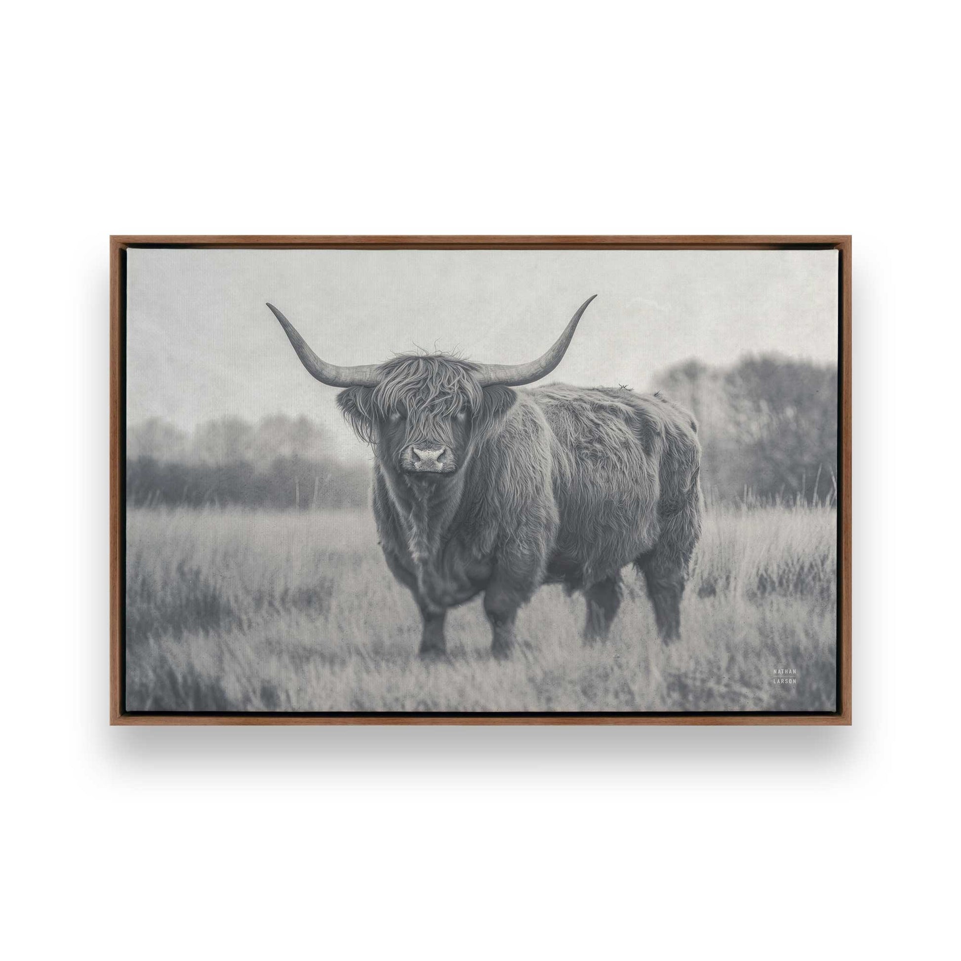 [Color:Walnut], Picture of art in a Walnut frame