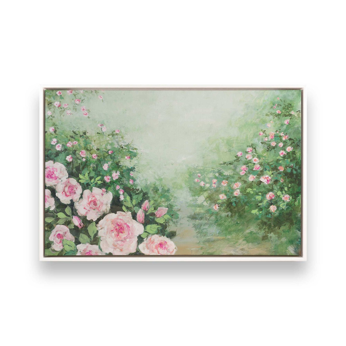 [Color:Opaque White], Picture of art in a White frame