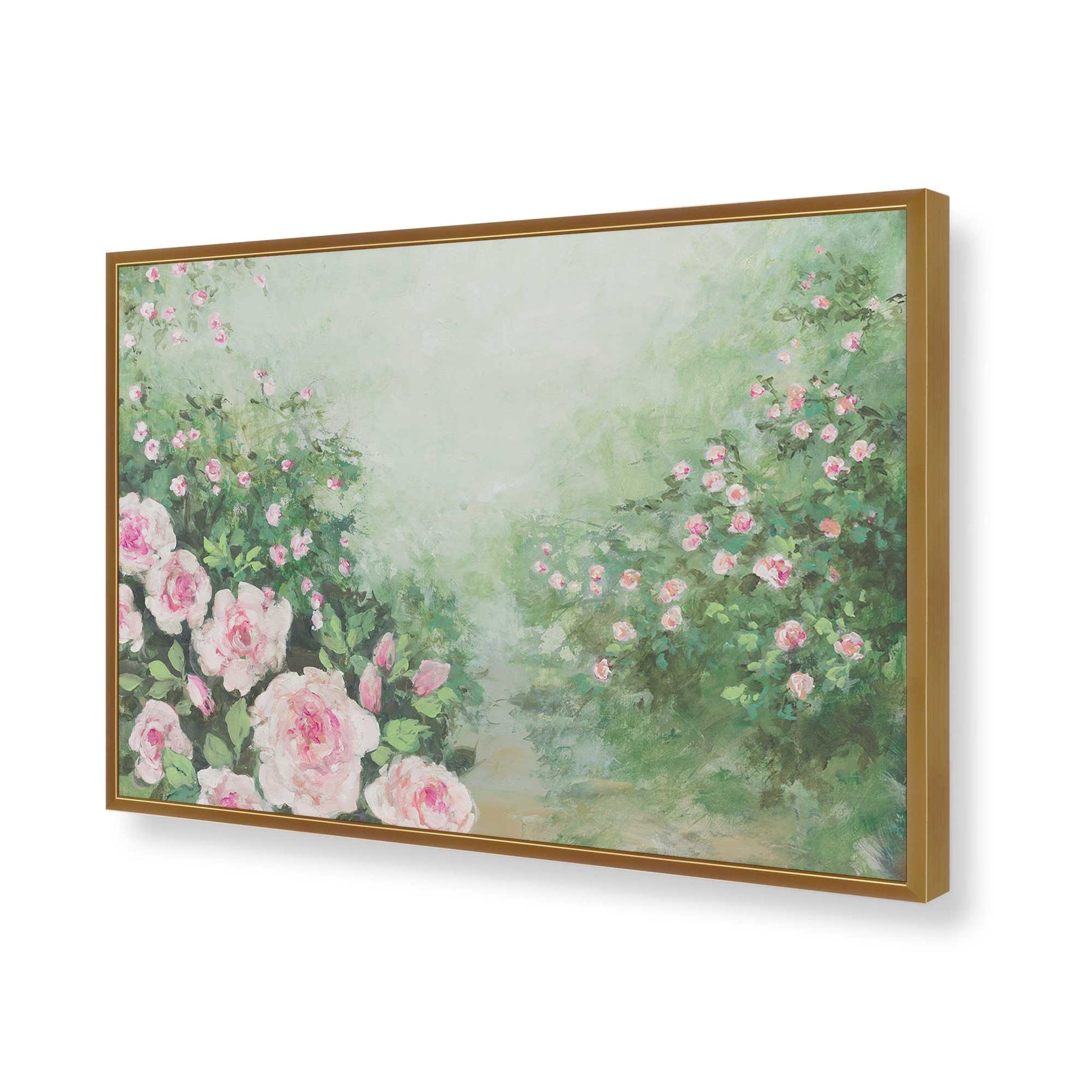 [Color:Polished Gold], Picture of art in a Polished Gold frame of the corner