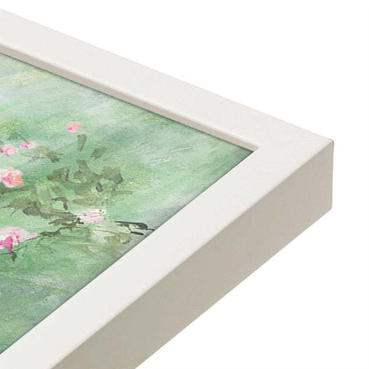 [Color:Opaque White], Picture of art in a Opaque White frame at an angle