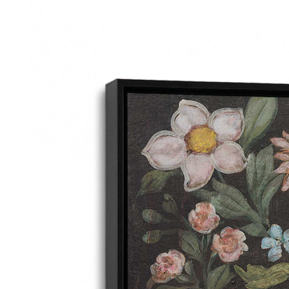 [Color:Satin Black], Picture of art in a Satin Black frame at an angle