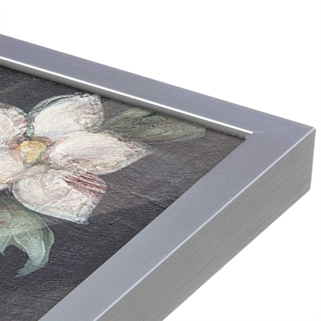 [Color:Polished Chrome], Picture of art in a Polished Chrome frame at an angle