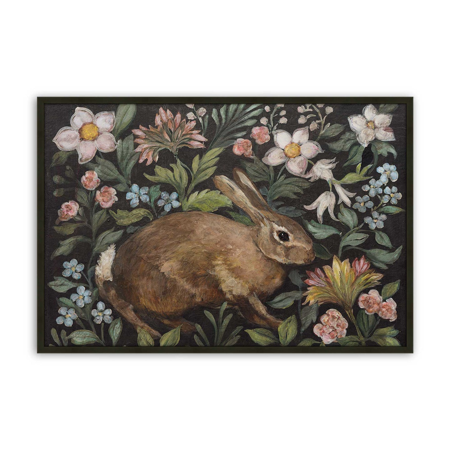 [Color:Satin Black], Picture of art in a Satin Black frame