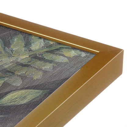 [Color:Polished Gold], Picture of art in a Polished Gold frame at an angle