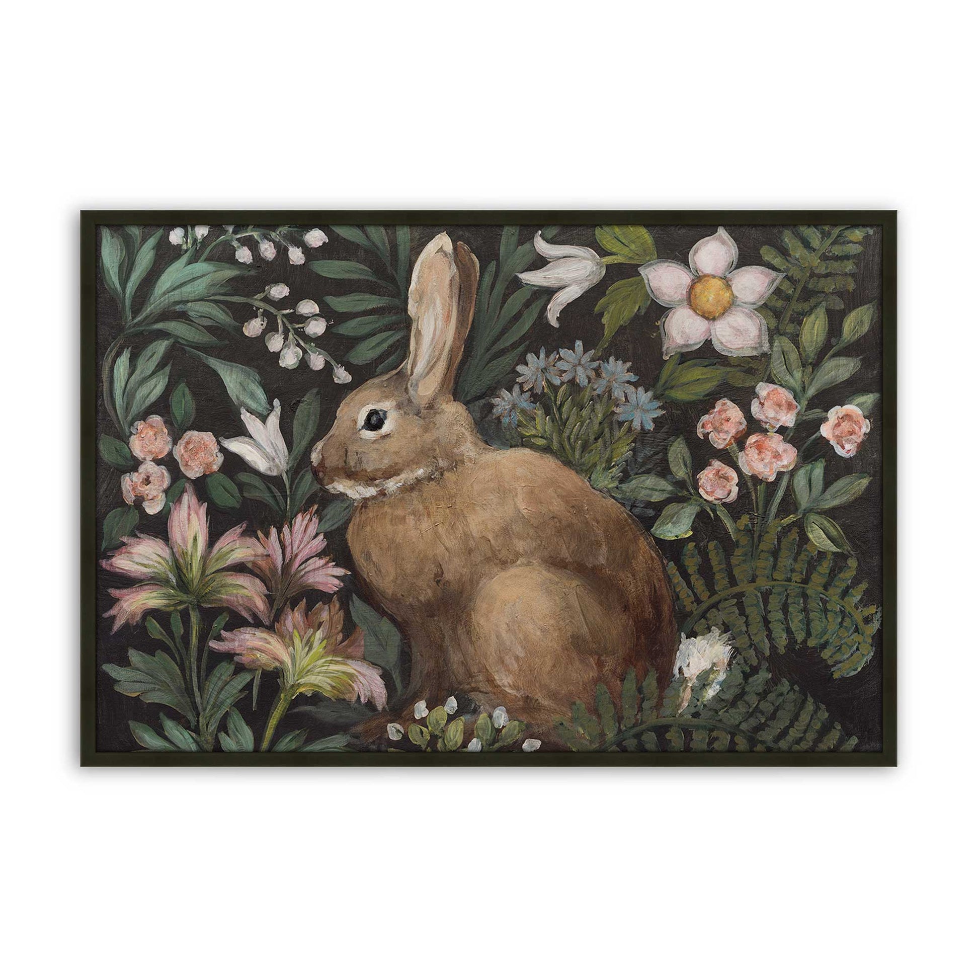 [Color:Satin Black], Picture of art in a Satin Black frame