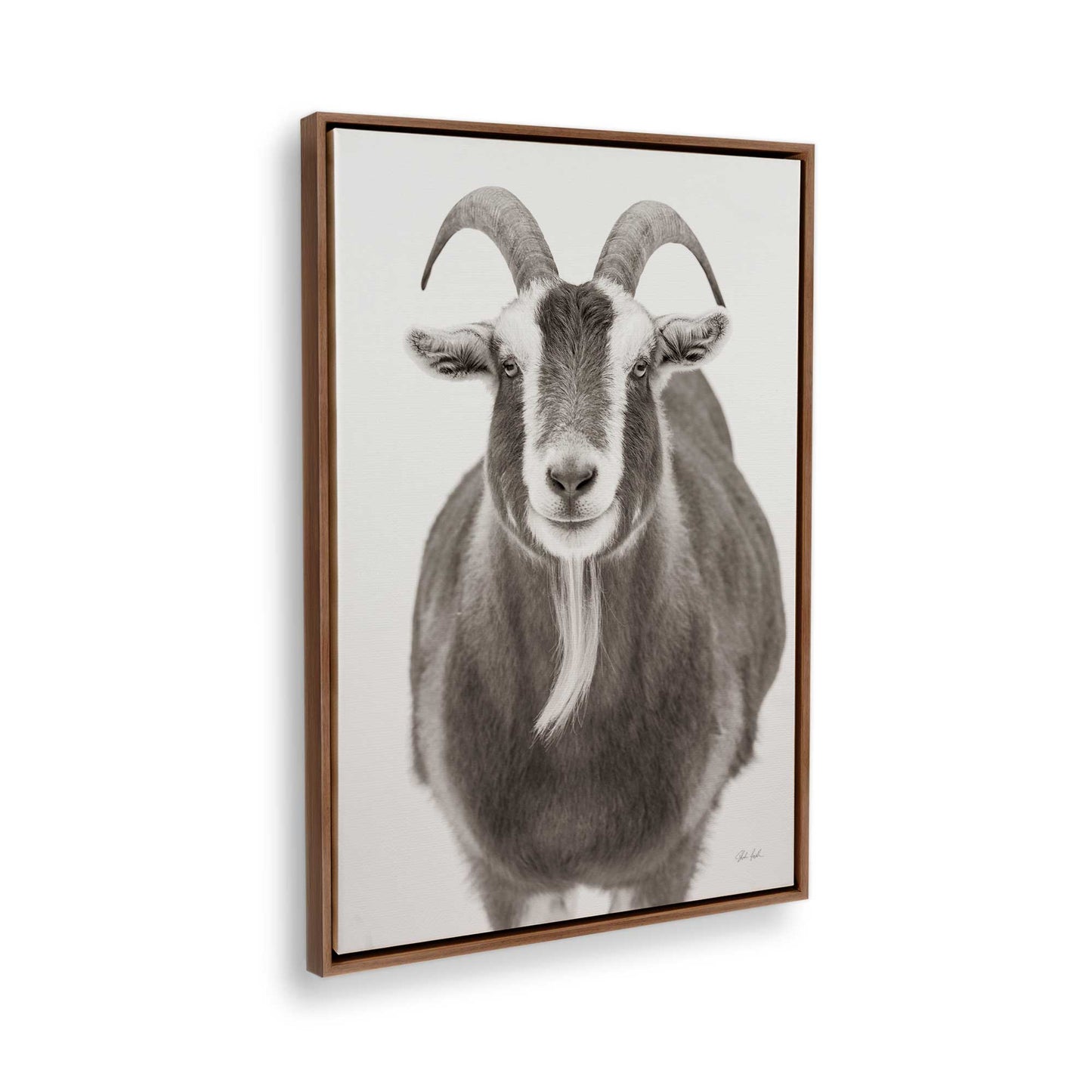 [Color:Walnut], Picture of the corner of the art