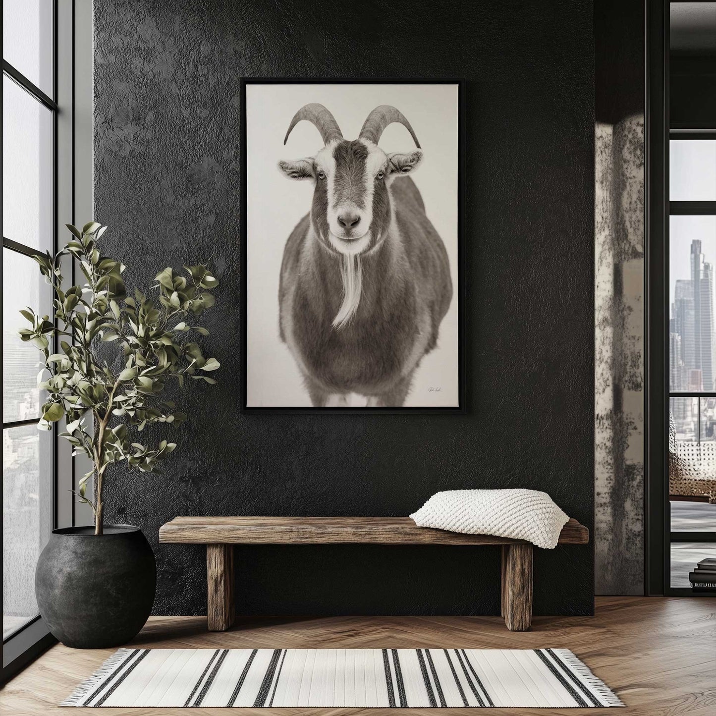 Picture of art in a room