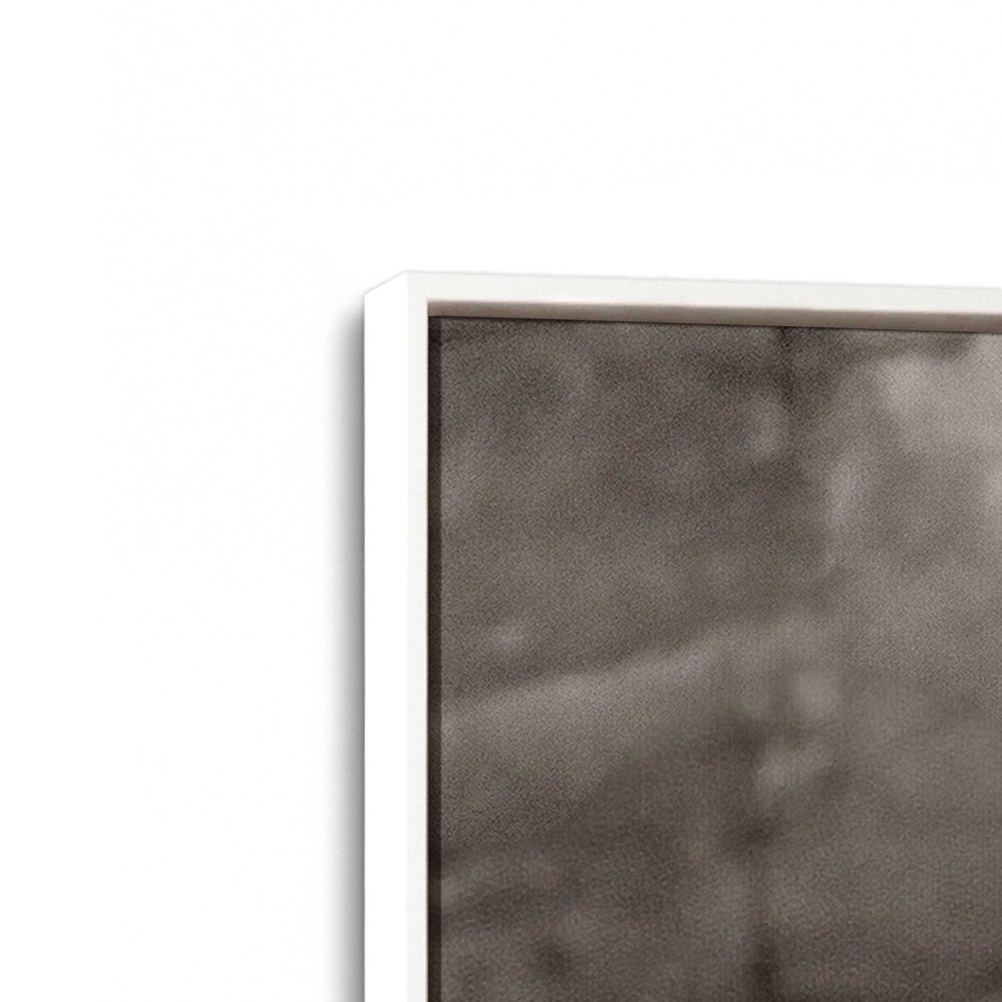 [Color:Opaque White], Picture of art in a White frame at an angle