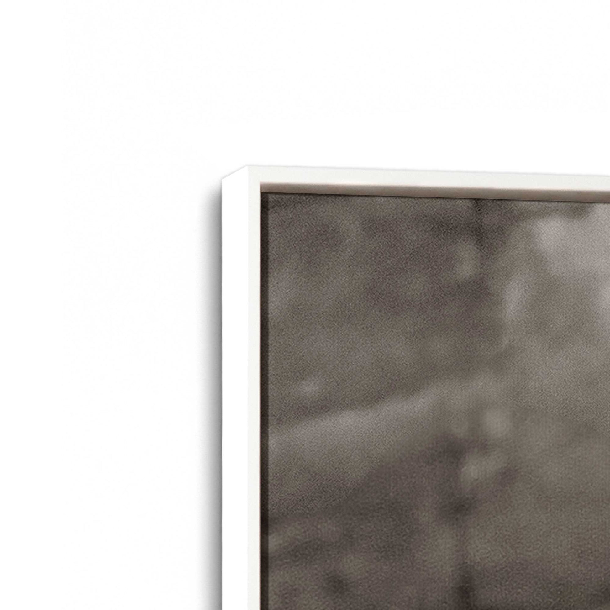 [Color:Opaque White], Picture of art in a White frame at an angle