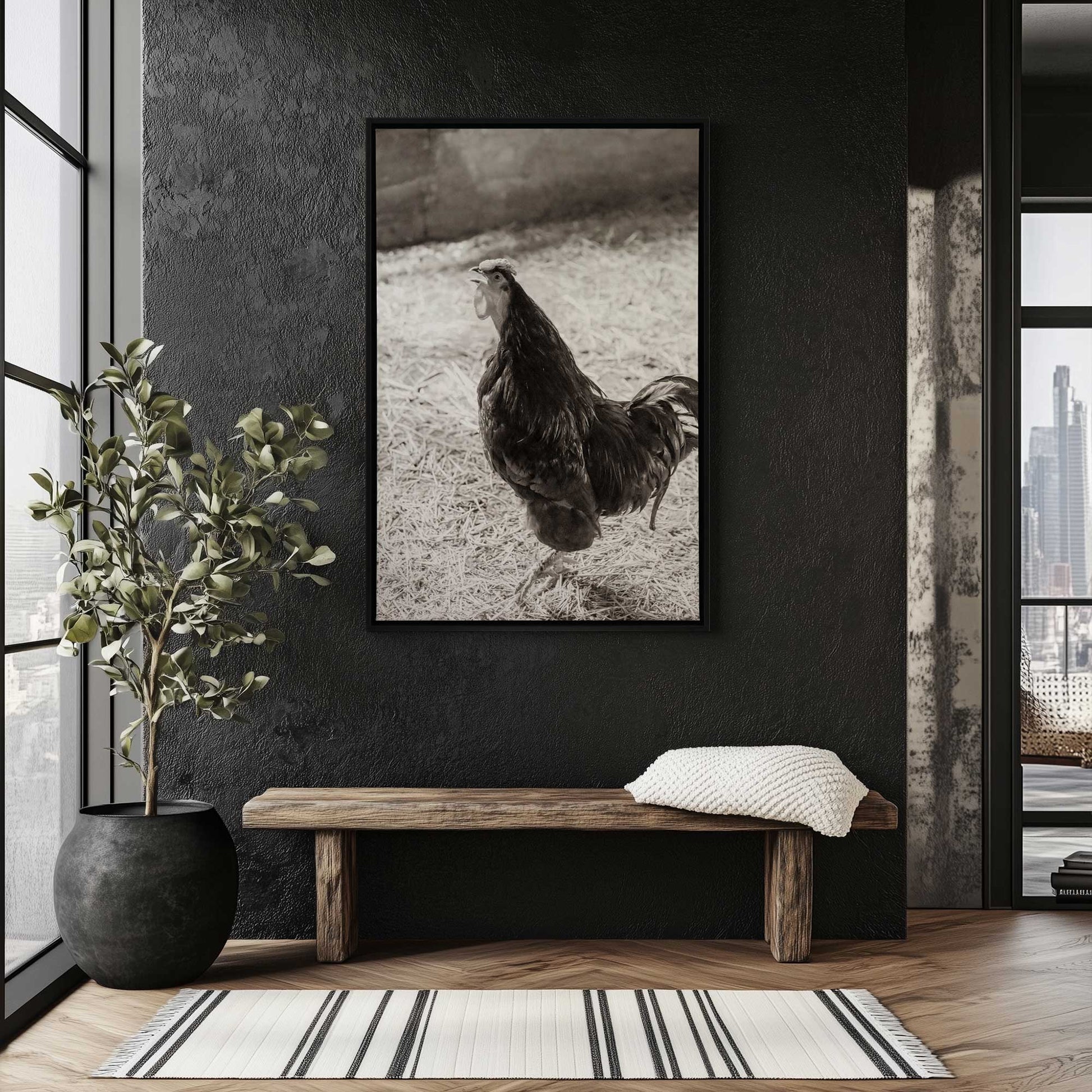 Picture of art in a room