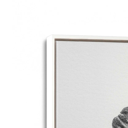 [Color:Opaque White], Picture of art in a White frame at an angle