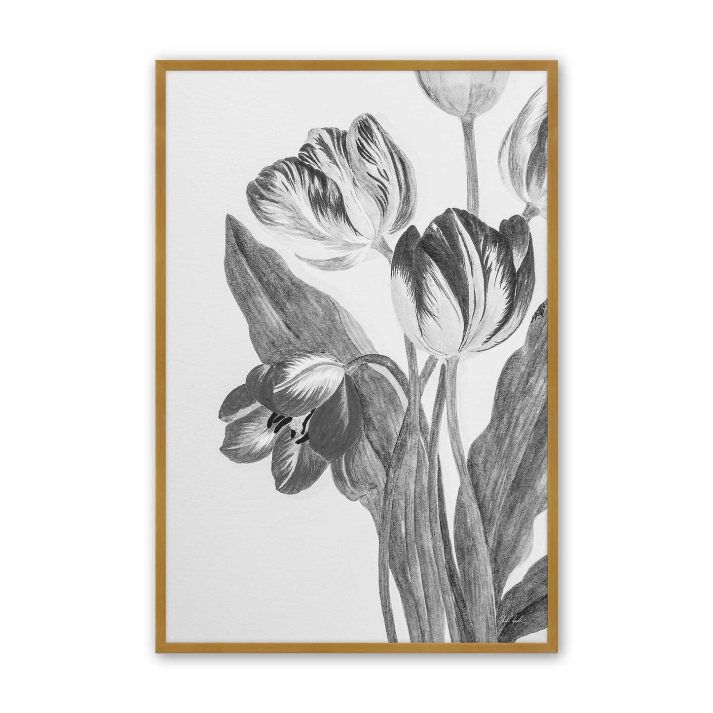[Color:Polished Gold], Picture of art in a Polished Gold frame