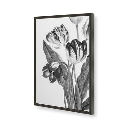 [Color:Satin Black], Picture of art in a Satin Black frame of the corner
