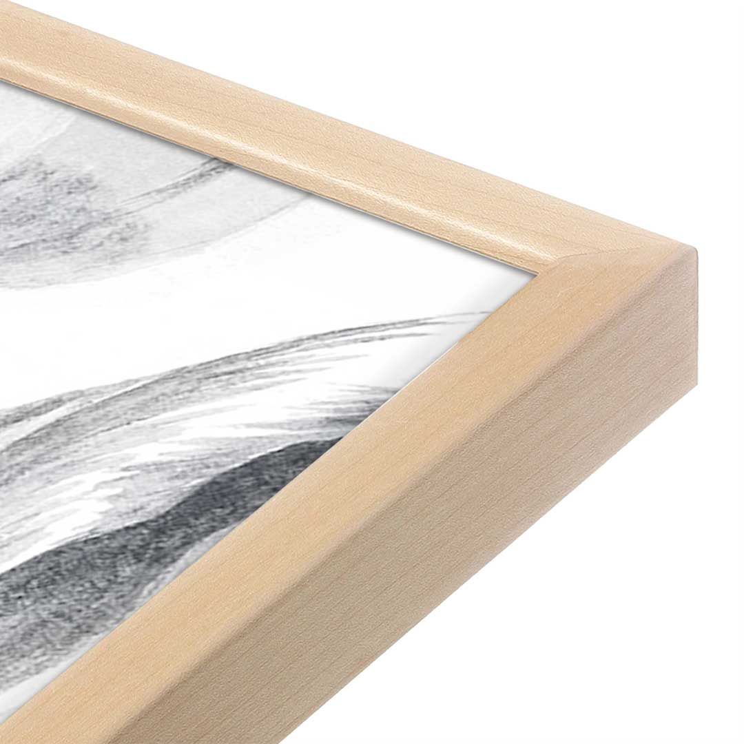 [Color:Raw Maple], Picture of art in a Raw Maple frame at an angle