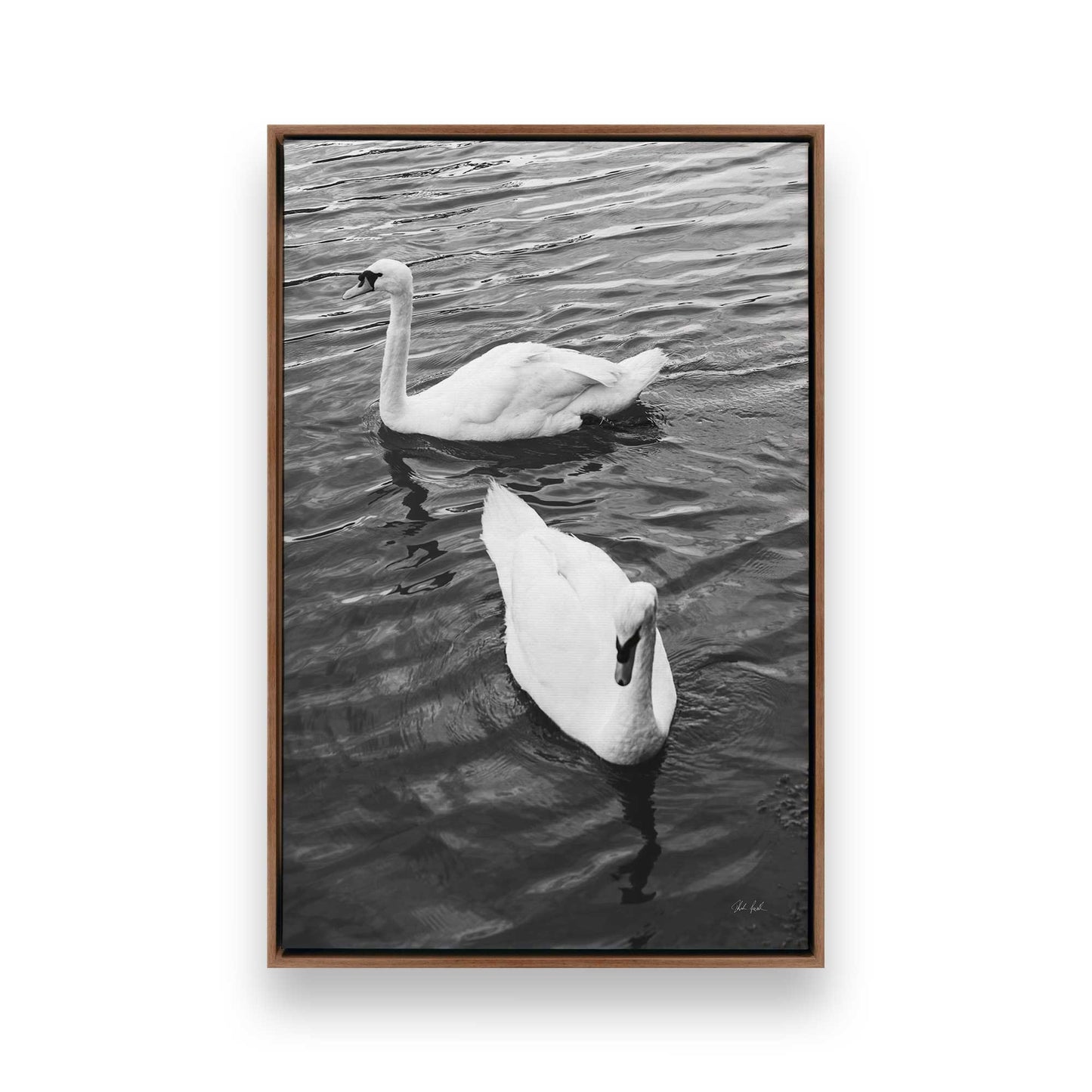 [Color:Walnut], Picture of art in a Walnut frame