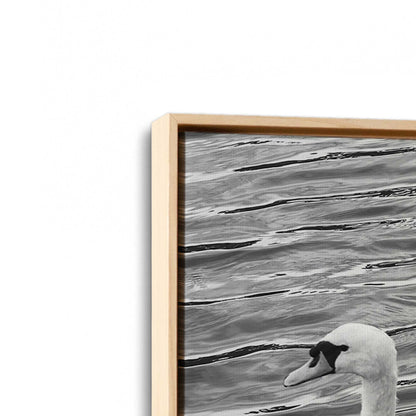 [Color:American Maple], Picture of art in a American Maple frame at an angle