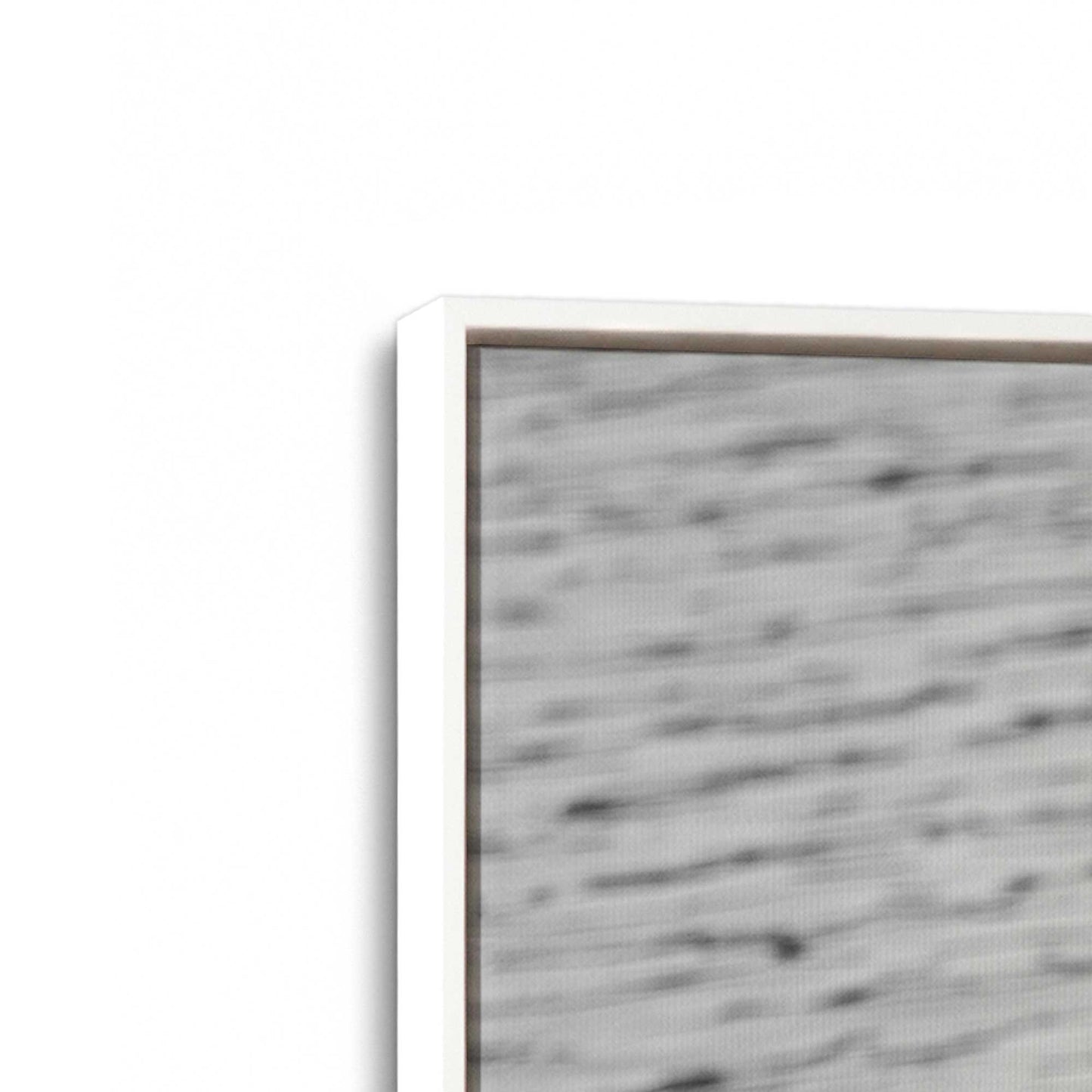 [Color:Opaque White], Picture of art in a White frame at an angle