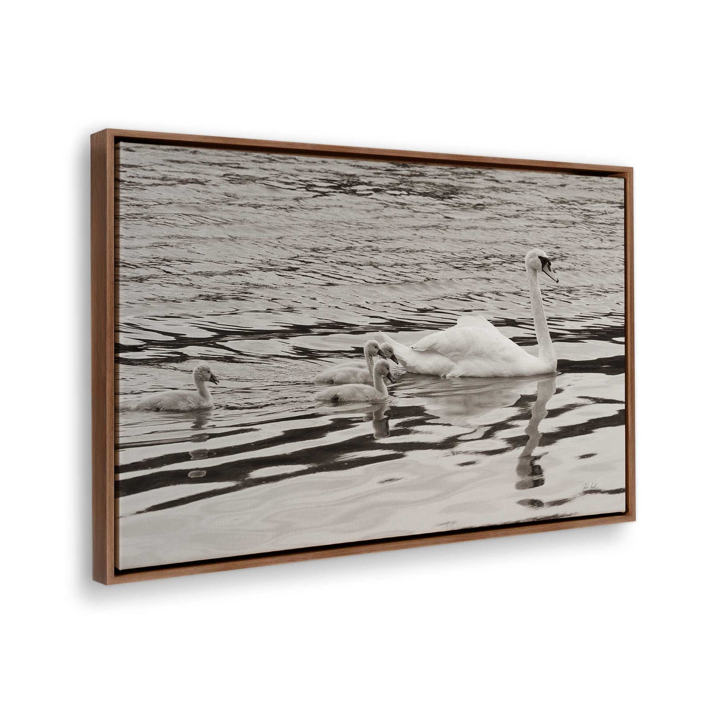 [Color:Walnut], Picture of the corner of the art