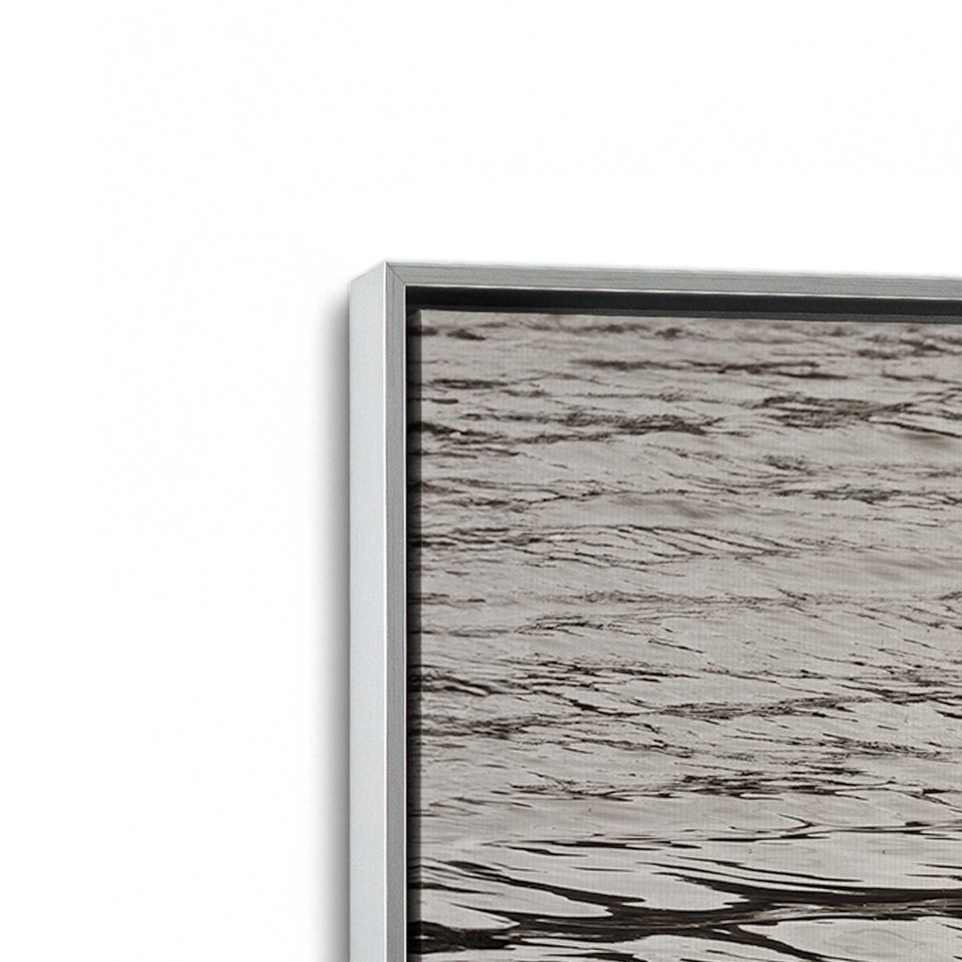 [Color:Polished Chrome], Picture of art in a Polished Chrome frame at an angle