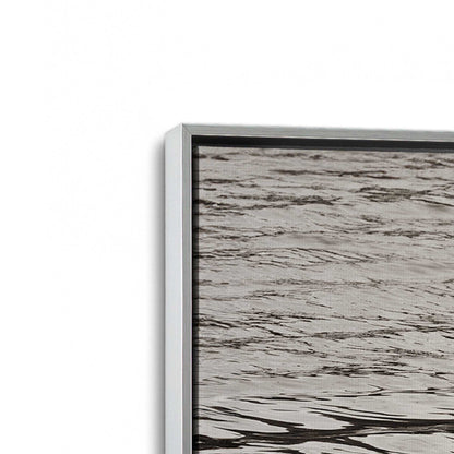[Color:Polished Chrome], Picture of art in a Polished Chrome frame at an angle