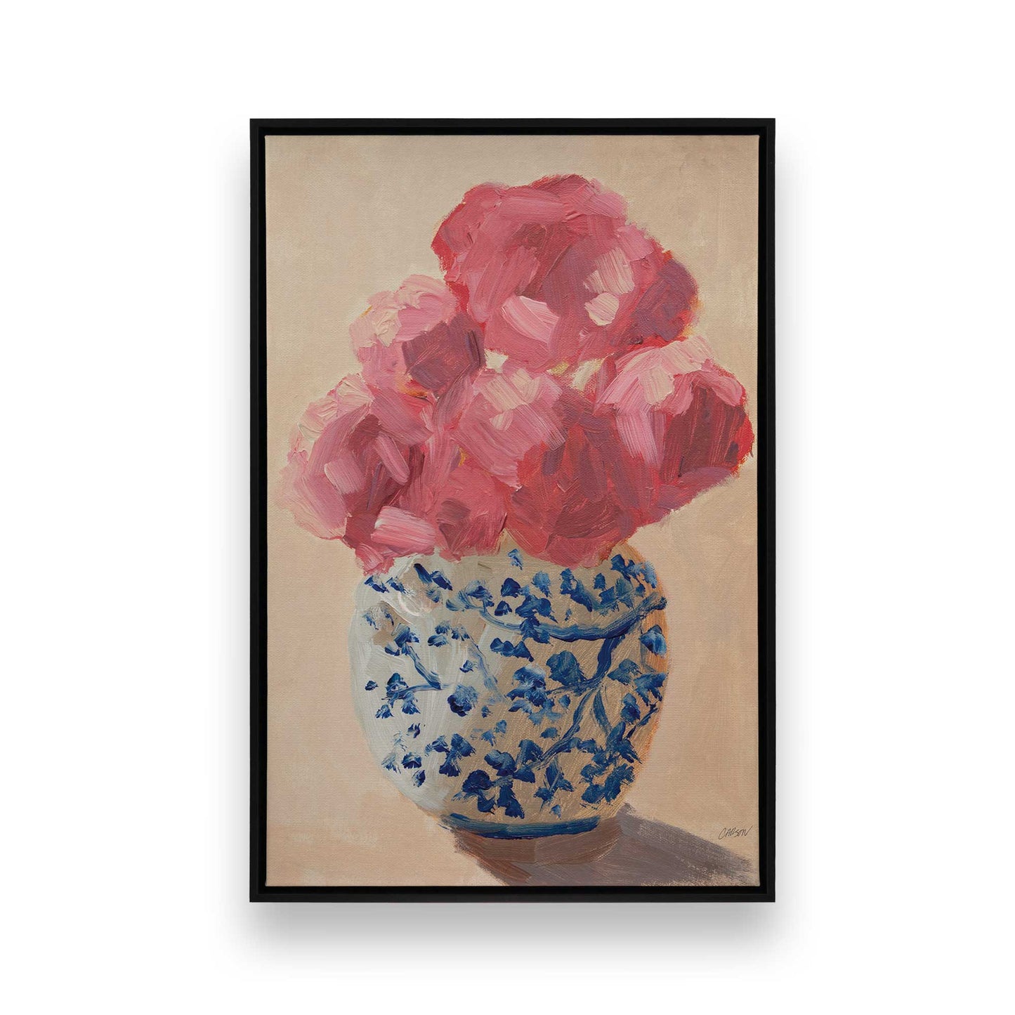 [Color:Satin Black], Picture of art in a Satin Black frame