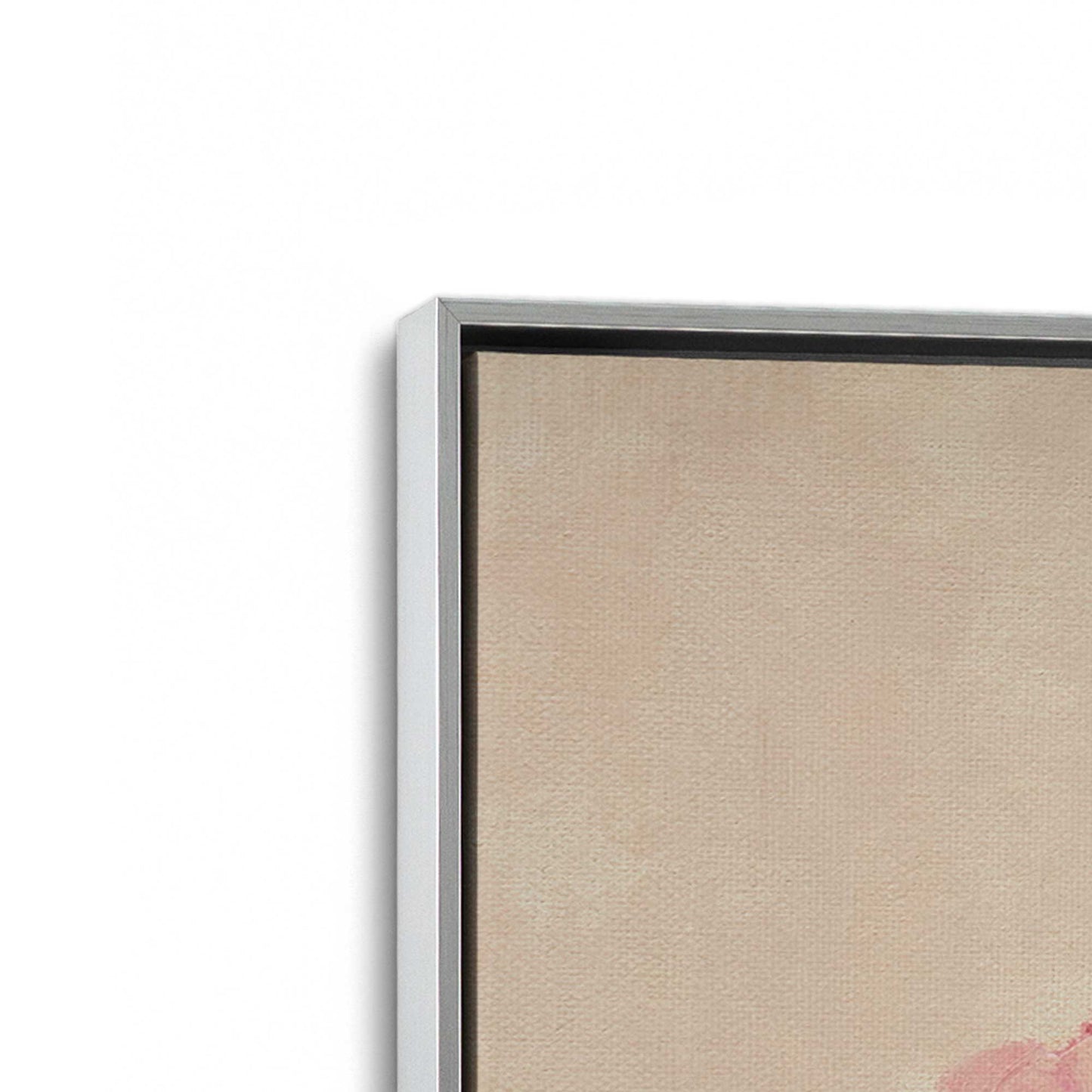 [Color:Polished Chrome], Picture of art in a Polished Chrome frame at an angle