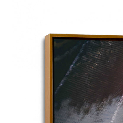 [Color:Polished Gold], Picture of art in a Polished Gold frame at an angle