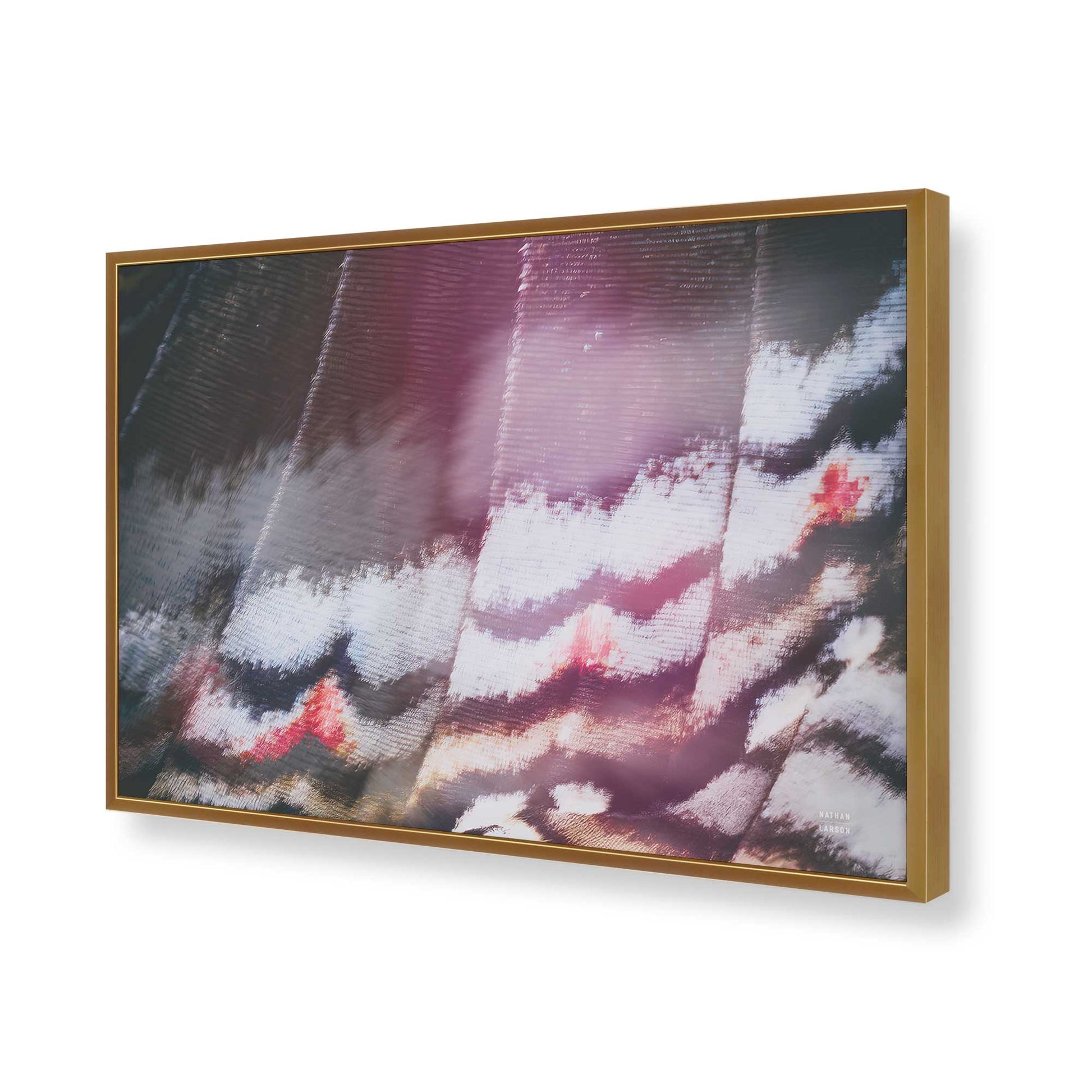 [Color:Polished Gold], Picture of art in a Polished Gold frame of the corner