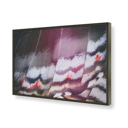 [Color:Satin Black], Picture of art in a Satin Black frame of the corner