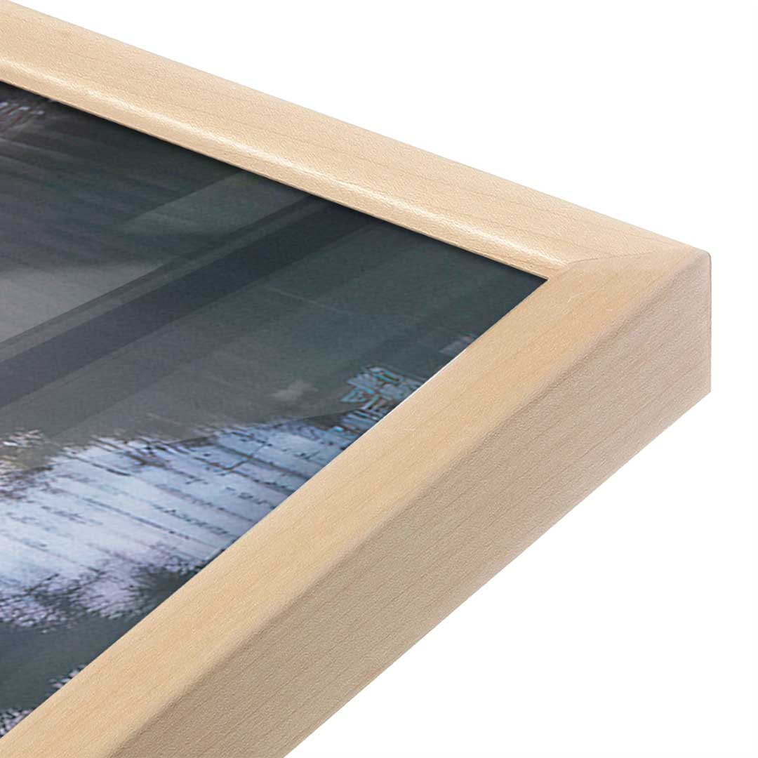 [Color:Raw Maple], Picture of art in a Raw Maple frame at an angle