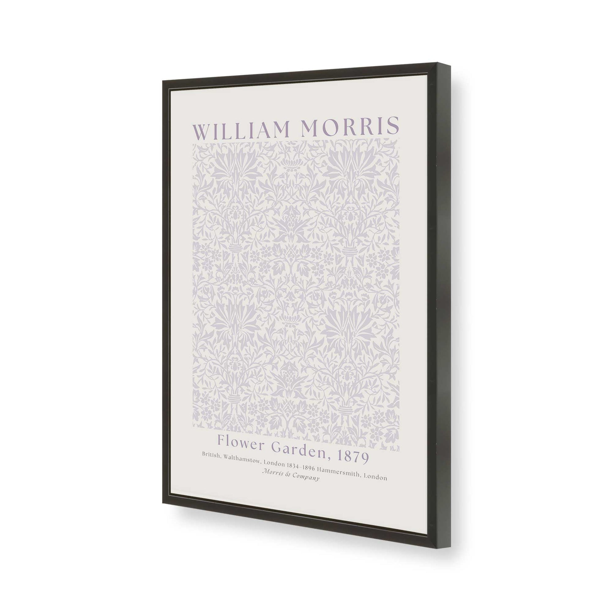 [Color:Satin Black], Picture of art in a Satin Black frame of the corner