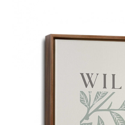 [Color:Walnut], Picture of art in a Walnut frame at an angle
