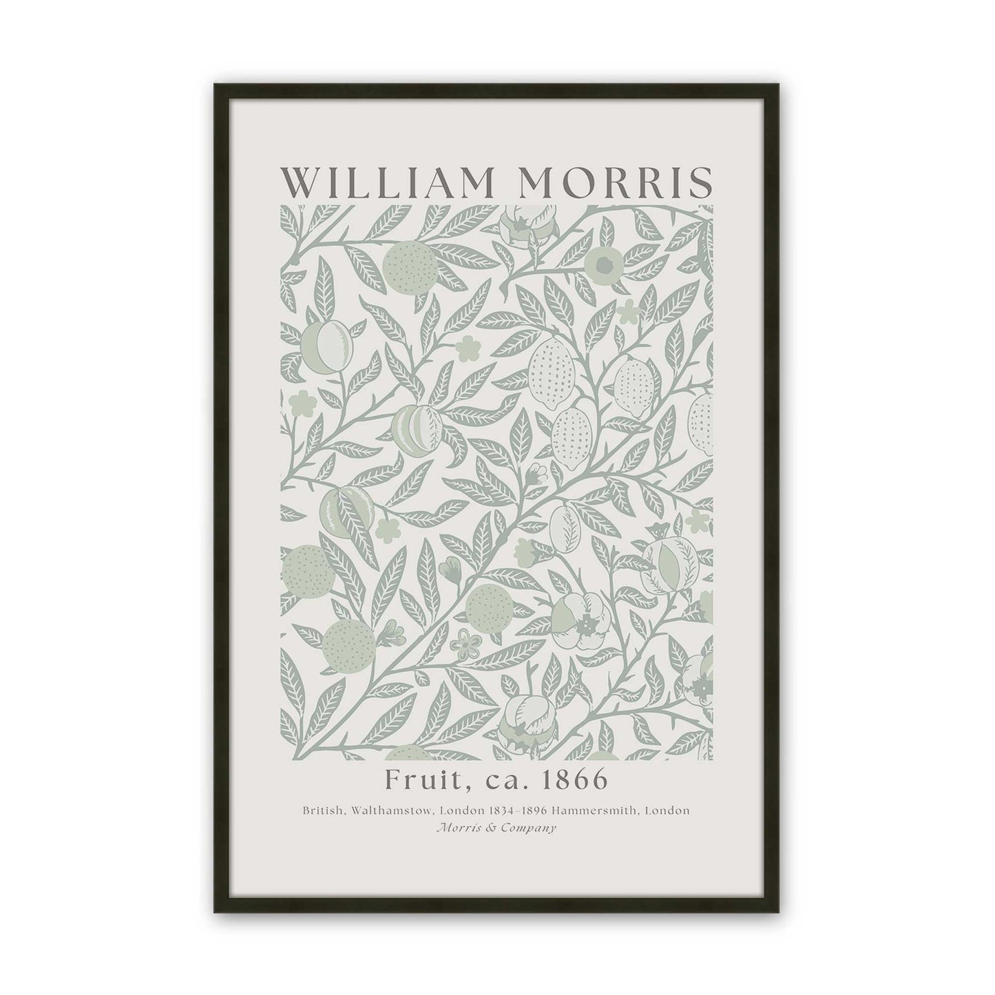[Color:Satin Black], Picture of art in a Satin Black frame